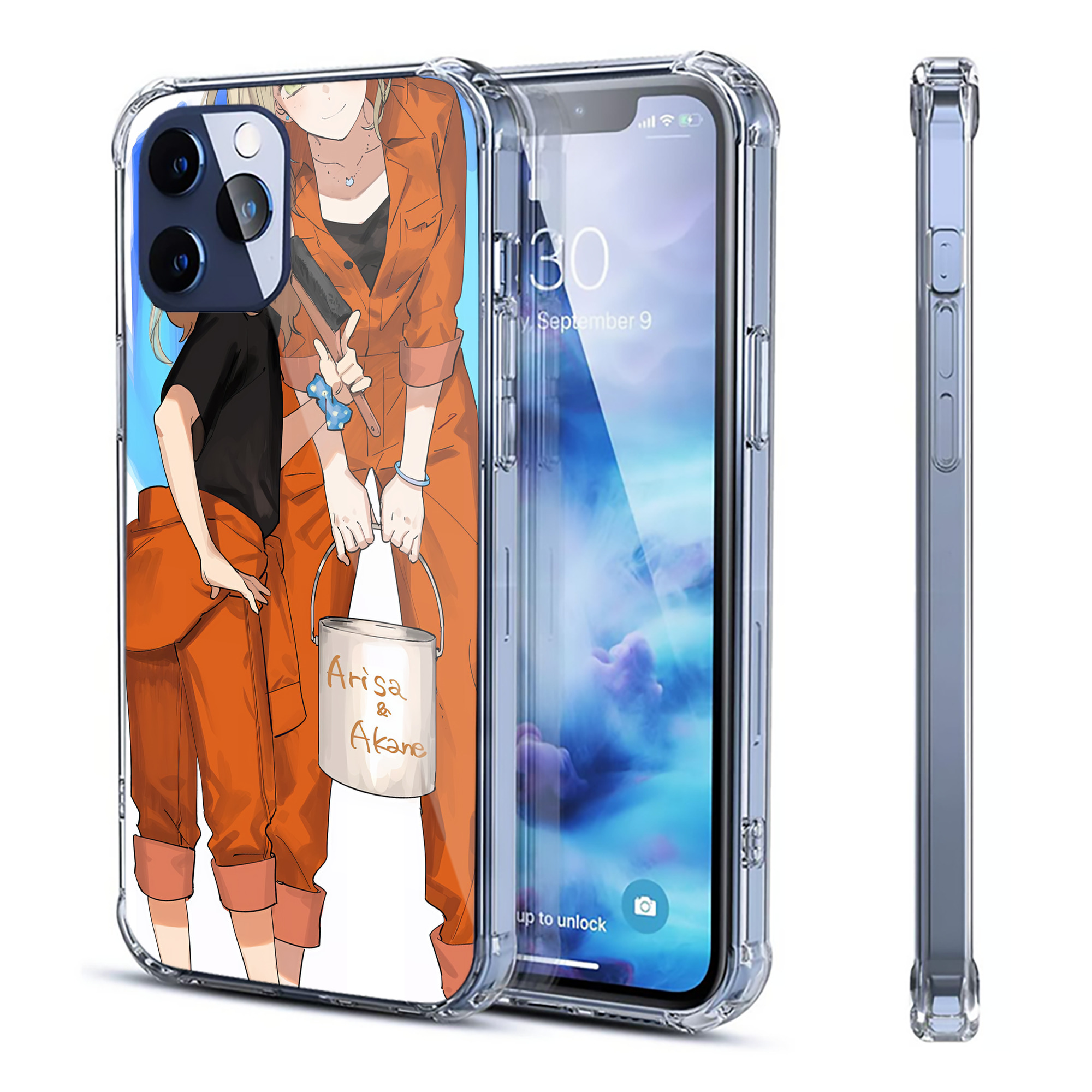 （画像用） ハイキュー!! Haikyu!! 【iPhone 12シリーズ対応】透明スマホケース（クリアソフトケース）